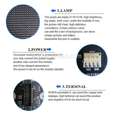 Modulo display LED RGB per esterni P6 SMD